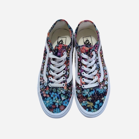 NWOT New VANS x Liberty London Fabrics Old Skool Tapered Sneakers shoes skate - Picture 2 of 8